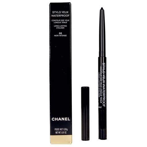 chanel stylo yeux 88 noir intense|chanel stylo eyeshadow.